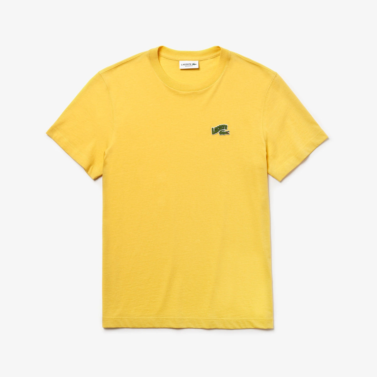 LACOSTE Embroidered Logo Regular Fit T-shirt Mens Apparel – ASPHALT