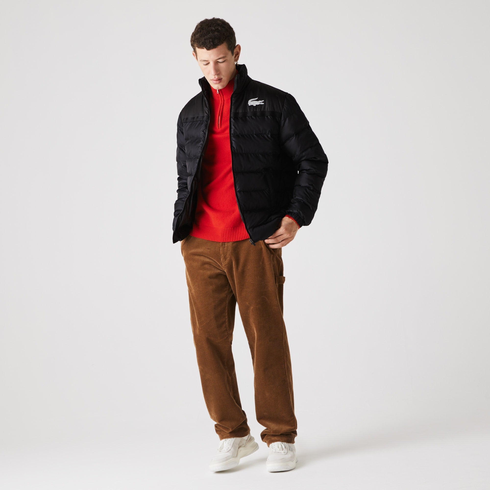 LACOSTE SPORT Two-Tone Water-Resistant Mens Apparel –