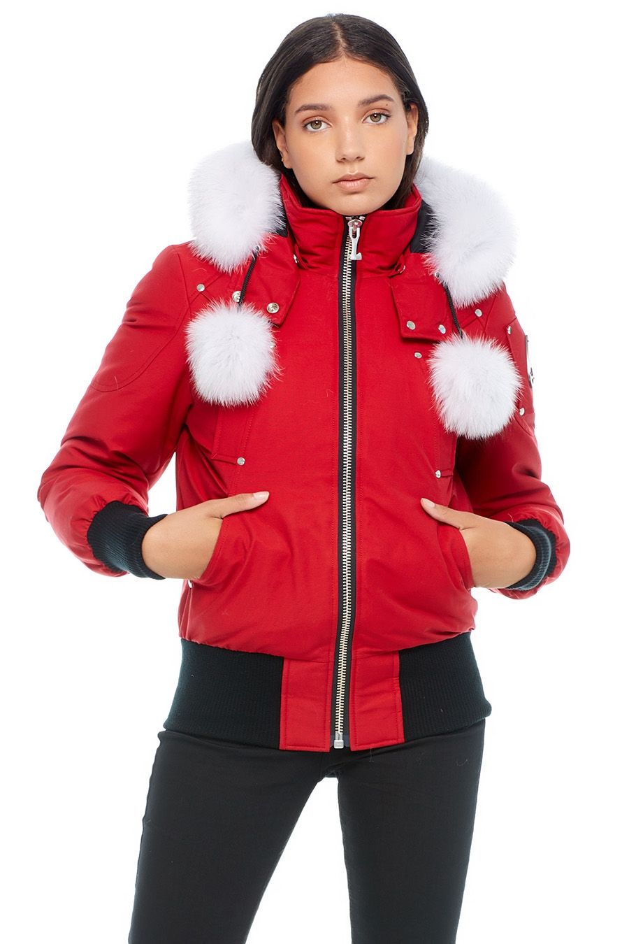 MOOSE KNUCKLES DEBBIE BOMBER Womens Apparel – ASPHALT