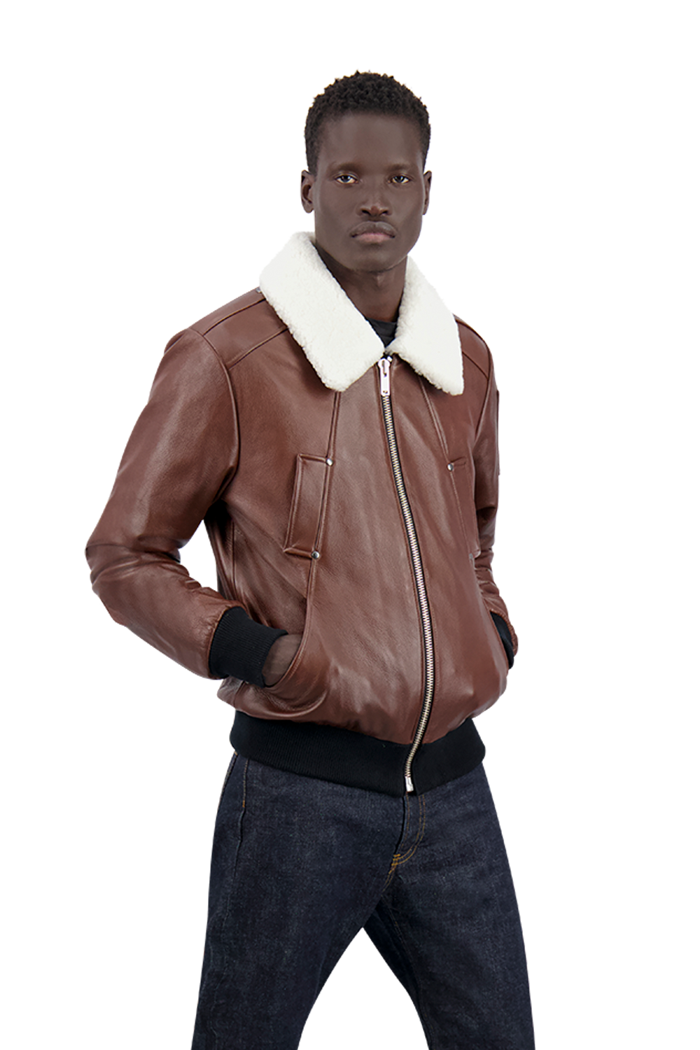 Moose knuckles hot sale leather jacket