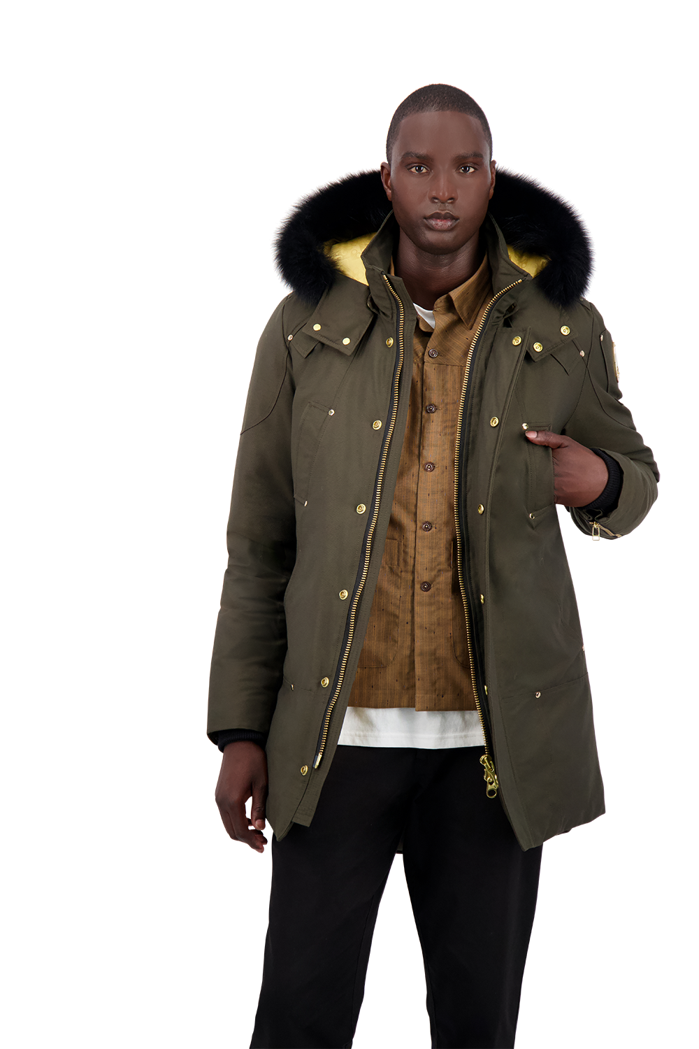 MOOSE KNUCKLES STAG LAKE PARKA Mens Apparel ASPHALT