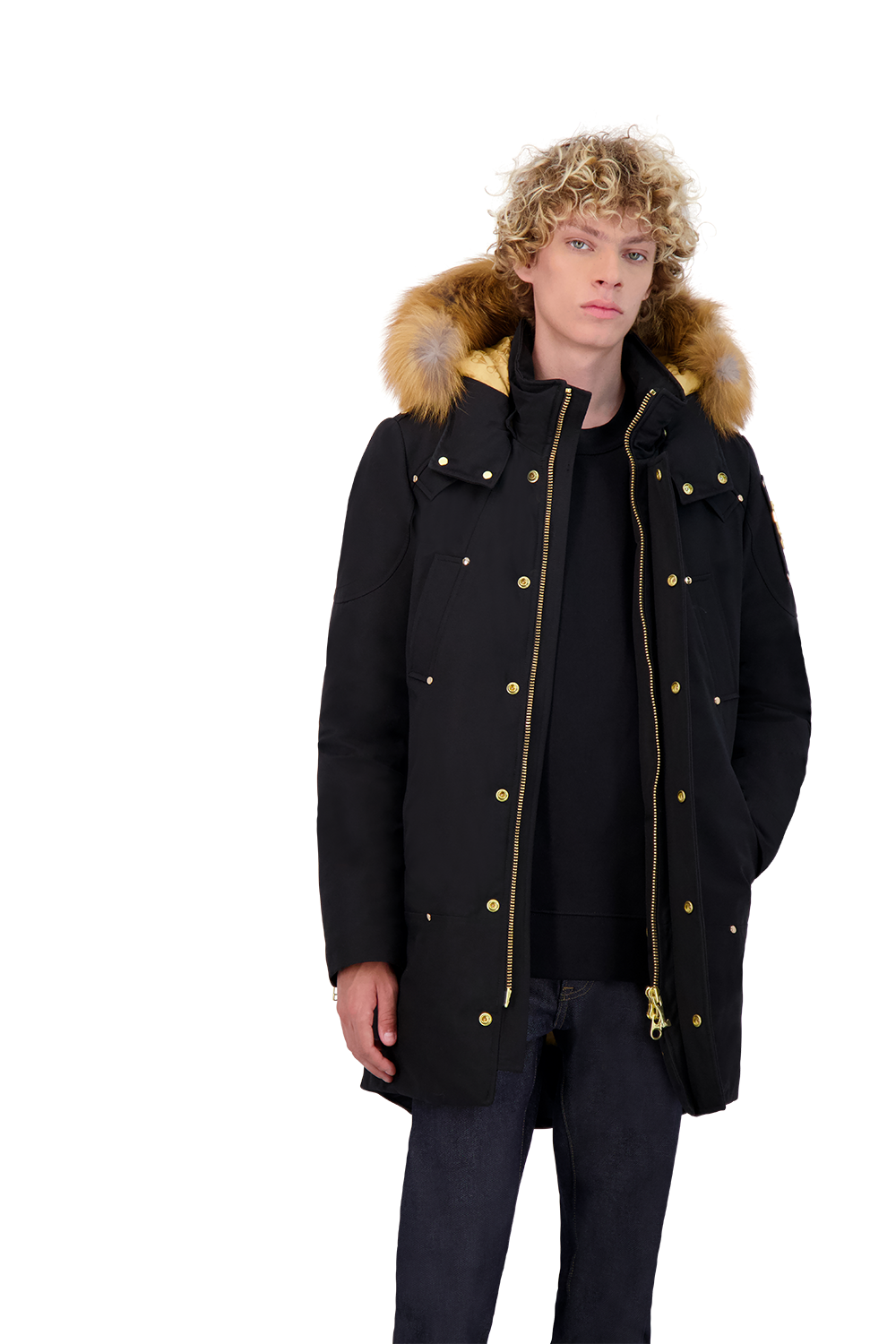 【MOOSE KNUCKLES】 WATERSHED PARKA NEOSHEAR ゴールド ロゴ Gold-detail down parka WATERSHED - Shop Online at BEIGE | BROWN