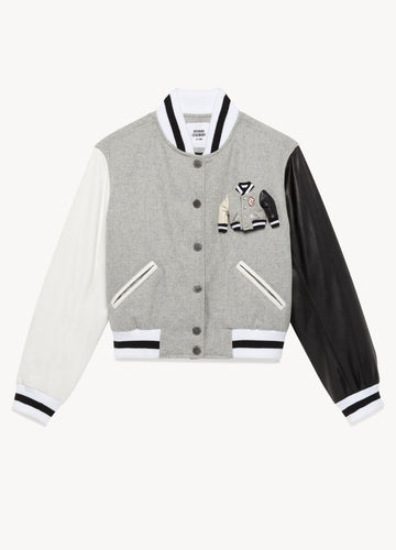 OPENING CEREMON MINIATURE WOOL VARSITY JACKET Mens Apparel -