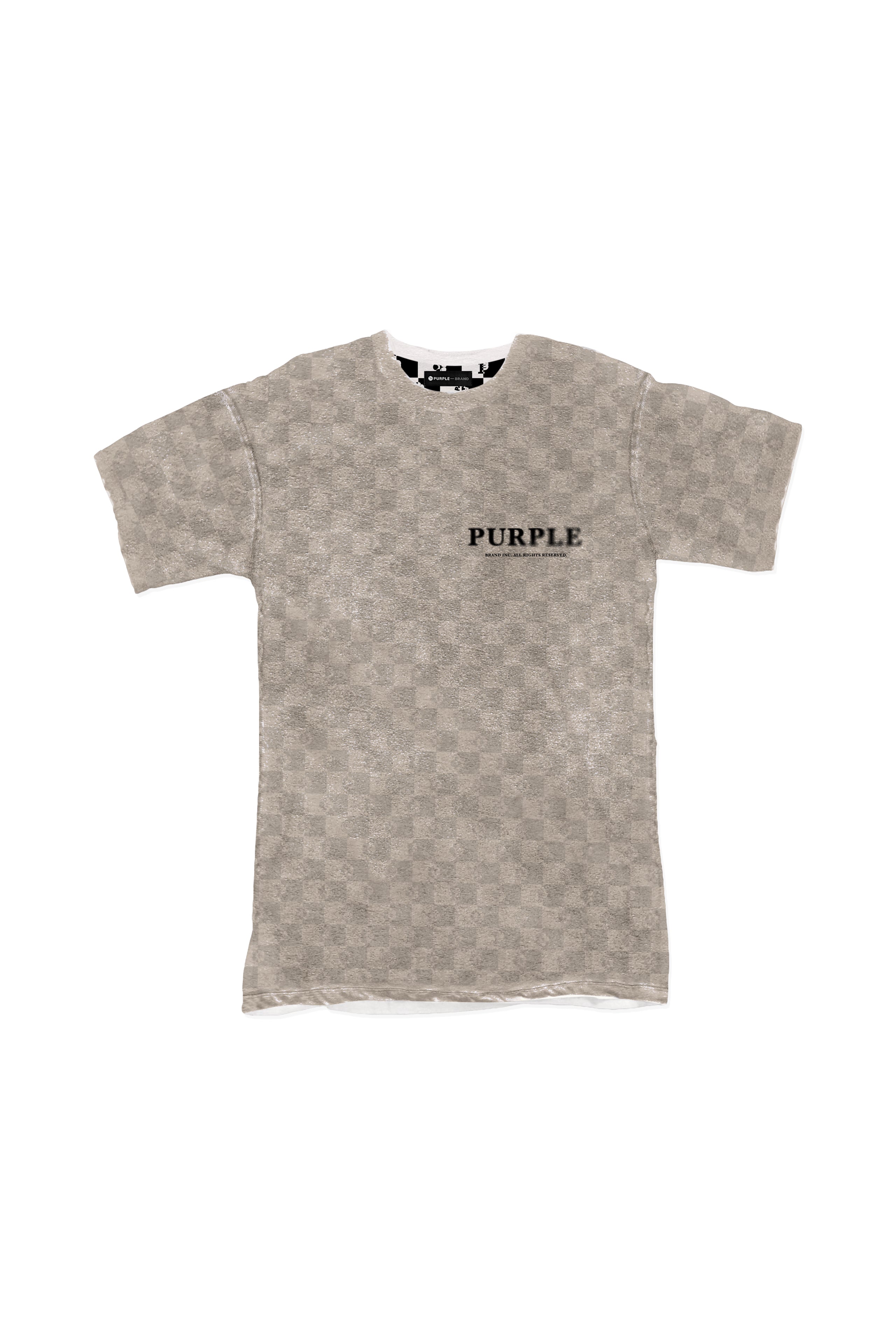 Tシャツ・カットソー PURPLE BRAND Men T Shirts P101 JBCP GREY PURPLE BRAND Fight T-Shirt Grey P101-JFHG224 Brand New