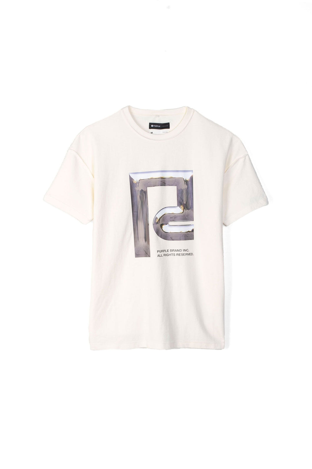 PURPLE BRAND CHROME ICON S/S TEE Mens Apparel - MENS APPAREL