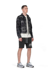 PURPLE BRAND FADE MONOGRAM - BLACK Mens Apparel - MENS 