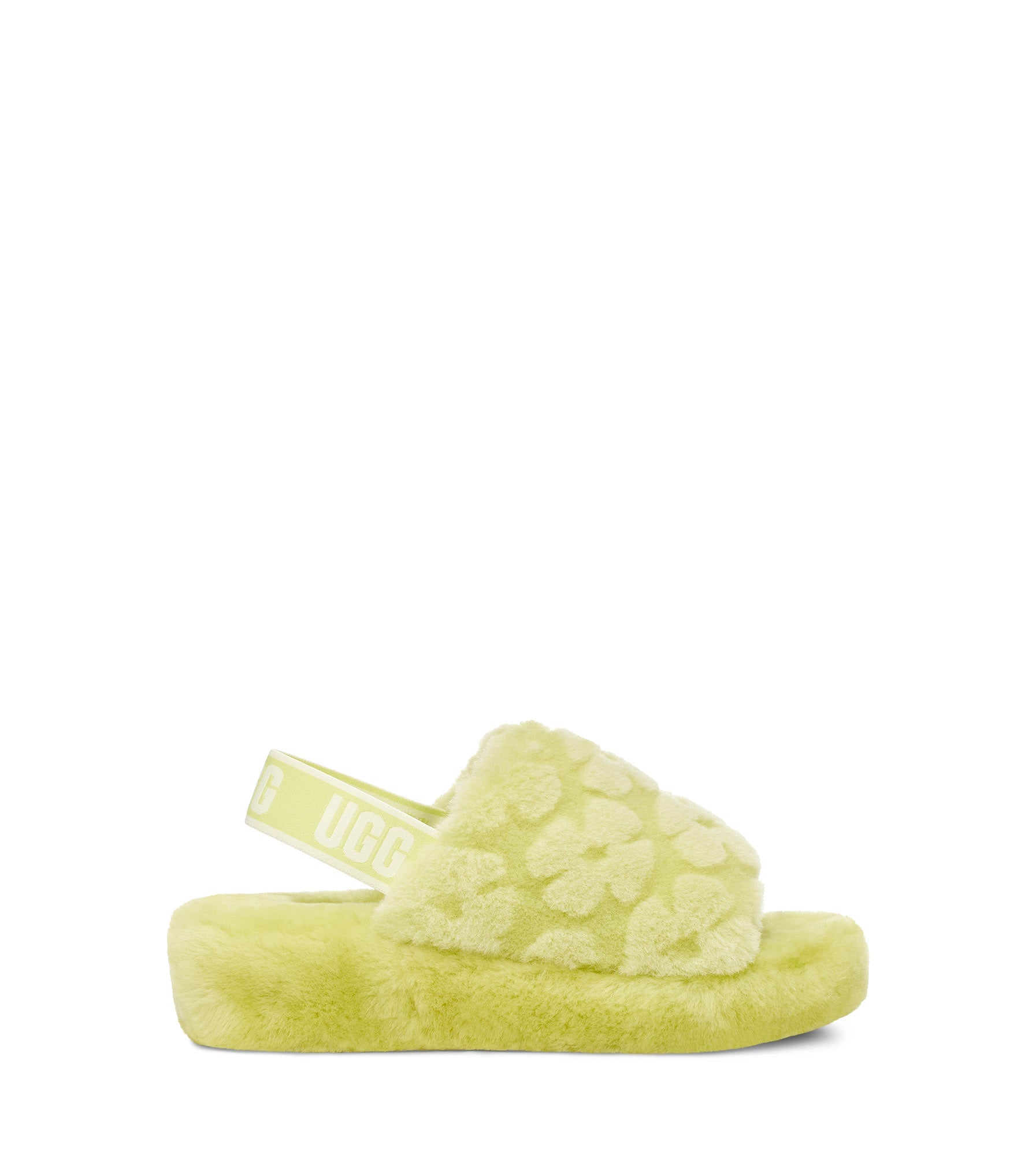 Ugg Women s Fluff Yeah Poppy Slides in Pollen 6