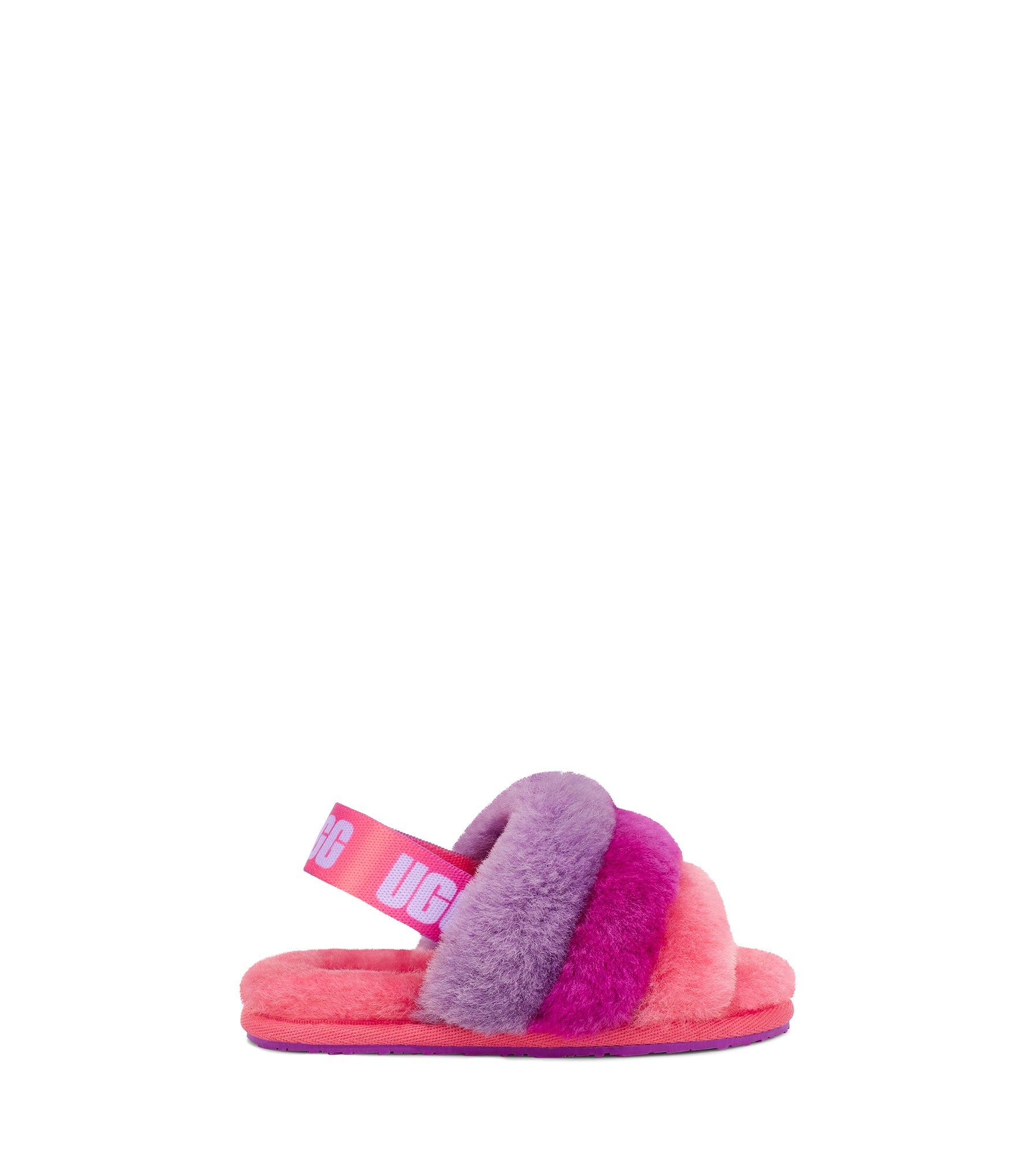 UGG FLUFF YEAH SLIDE Toddlers Boots ASPHALT